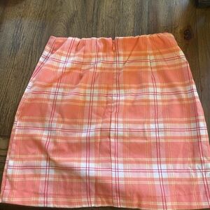 Plaid skirt
